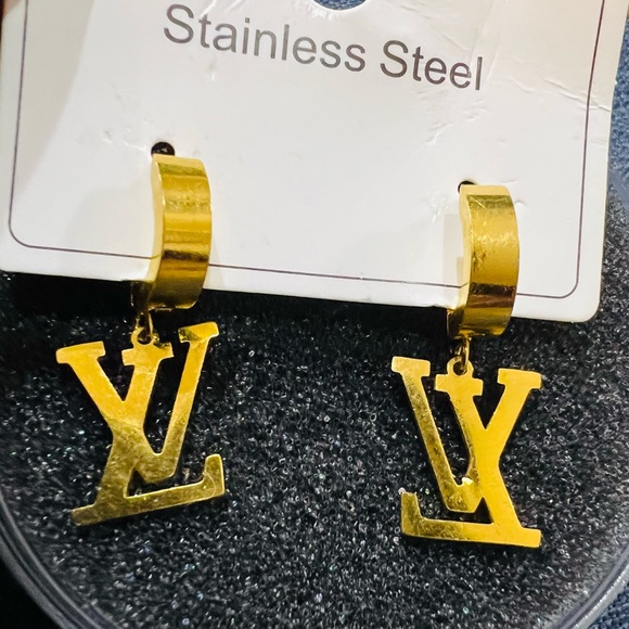 Fashion Jewelry Jewelry - Fashion Jewelry Gold Initial Drop Earrings